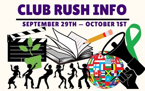 The picture on the Club Rush flyer posted on the MECA Community Google Classroom.