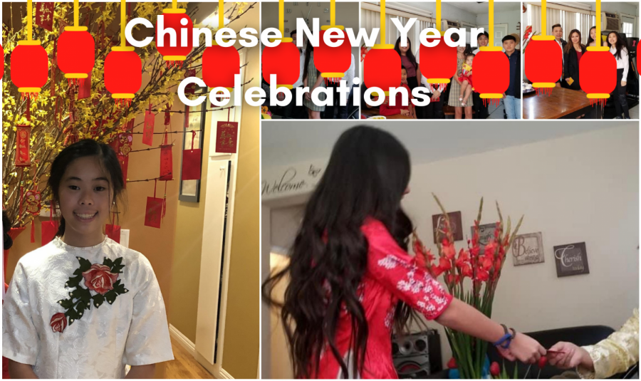 Annie Tran and Gianna Ngo showcase their previous Chinese New Year celebrations alongside the artwork of Lauren Diep.