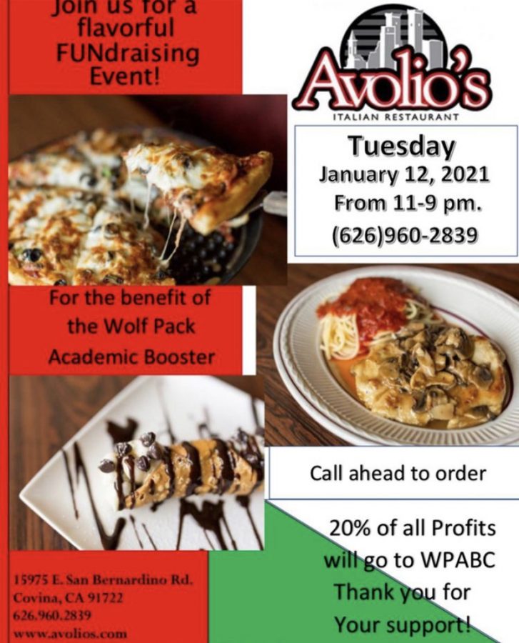 Avolios restaurant WPABC fundraiser.