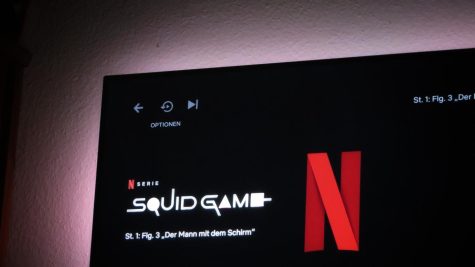 Netflixs original Squid Game being shown on the streaming sites dashboard.