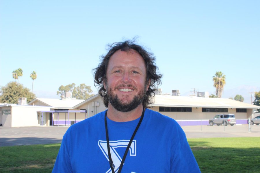 Mr. Nichols displays his sigma pride at November's House Competition.