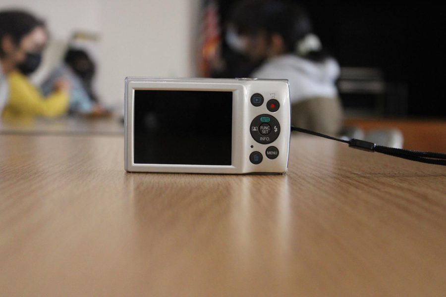 A camera that is used for Yearbook  and Journalism to capture unforgettable moments.
