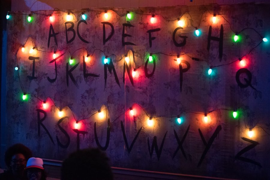 A replication of Stranger Things iconic Christmas lights.
Attribution-NonCommercial 2.0 Generic https://www.flickr.com/photos/ebarney/37444281951