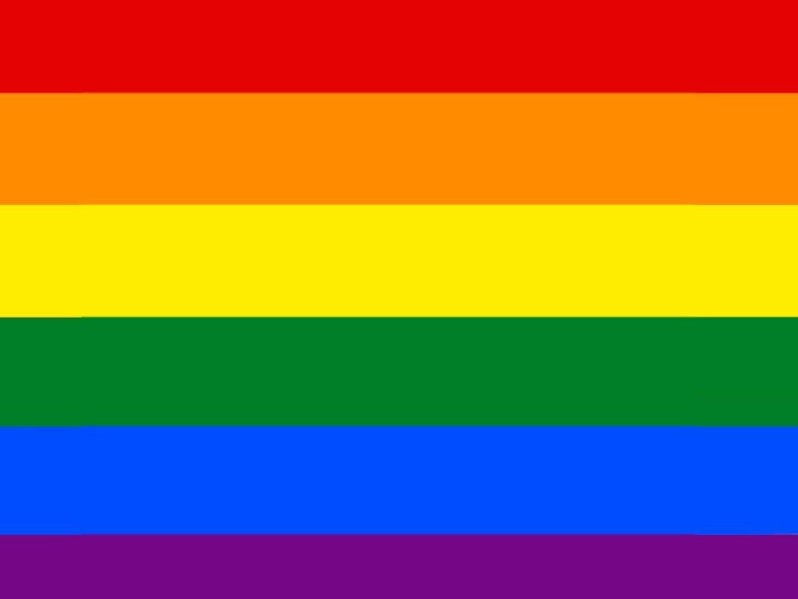 The pride flag represents all those in the LGBTQIA+ community.