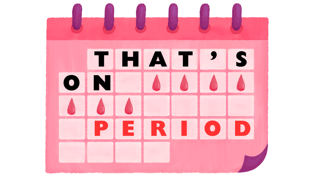 For menstruating individuals, their periods can last anywhere from 3 days to over a week, meaning that they have 450 periods over their lifetime, which equals 3,500 days spent menstruating, which is nearly seven years of their life menstruating. Photo made by Annika Wotherspoon