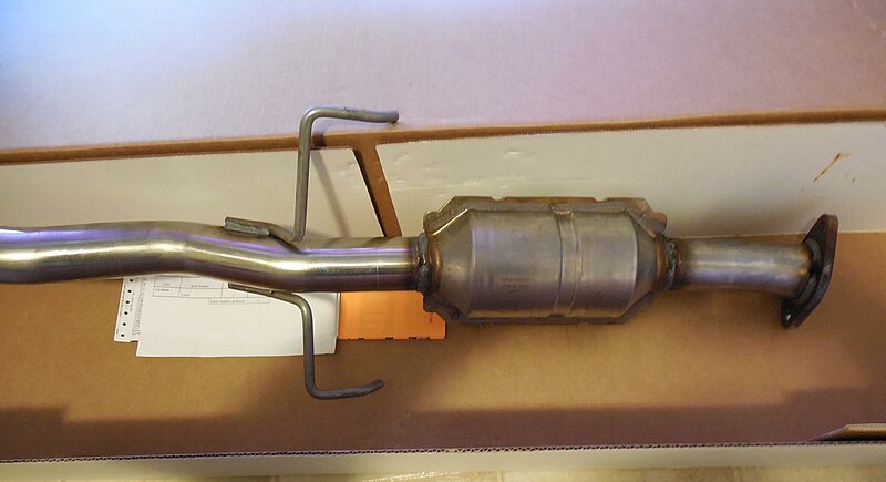 Picture of a Catalytic Converter.