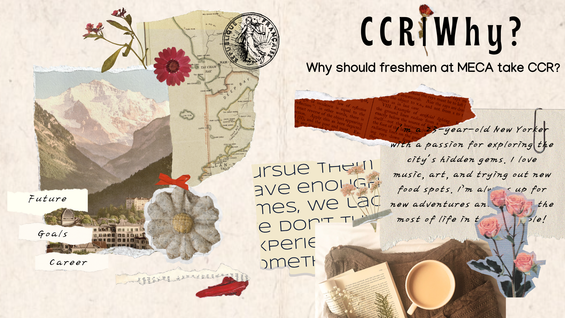 OPINION: Why should MECA freshmans take CCR?