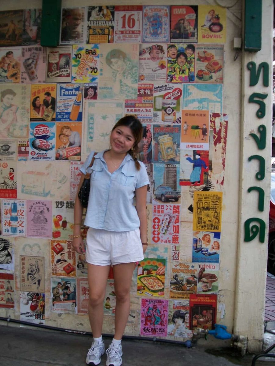 Senior Tara Phapornchai posing for a picture during her summer vacation.