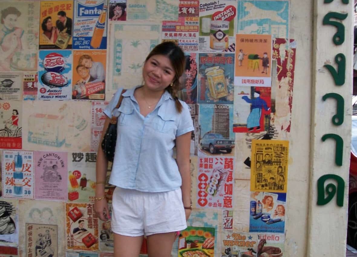 Senior Tara Phapornchai posing for a picture during her summer vacation.