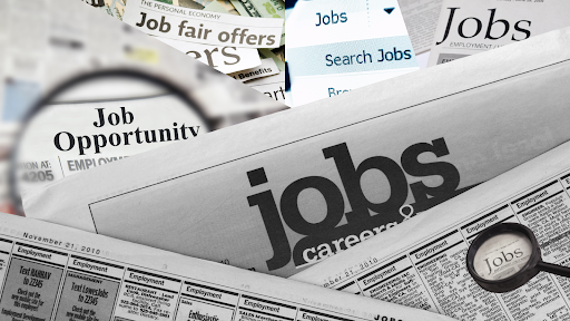 Where can students find jobs today? Online is the best place to go rather than newspapers.