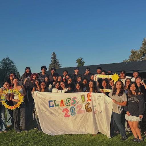Our Class of '26 seniors kicking off their final year of high school at senior sunset.