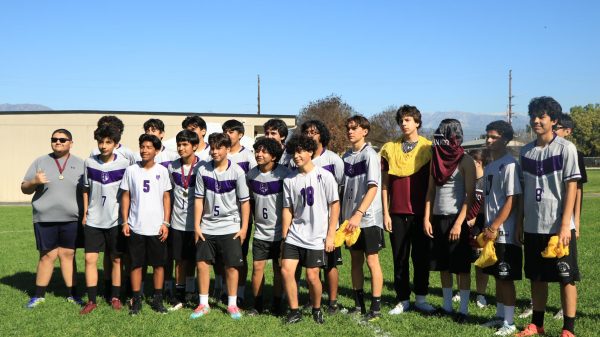 A Timberwolf team photo after they defeated the Coronado Cougars.
Pictured in alphabetical order: Christian Aleman (11), Noah Avila (9), Sebastian Camacho (10), Daxhiwe Cervantes (10), Noah Cevallos (10), Juan Franco (10), Dexter Freelove (9), Lucas Gonzalez (9), Nathan Gonzalez (10), Joseph Gonzalez (12), Matias Gudino Garcia (9), Marvin Lopez (10), Daniel Martinez (9), Anderson Puente (10), Andrew Umana-Saenz (11), Uriel Vargas (9)