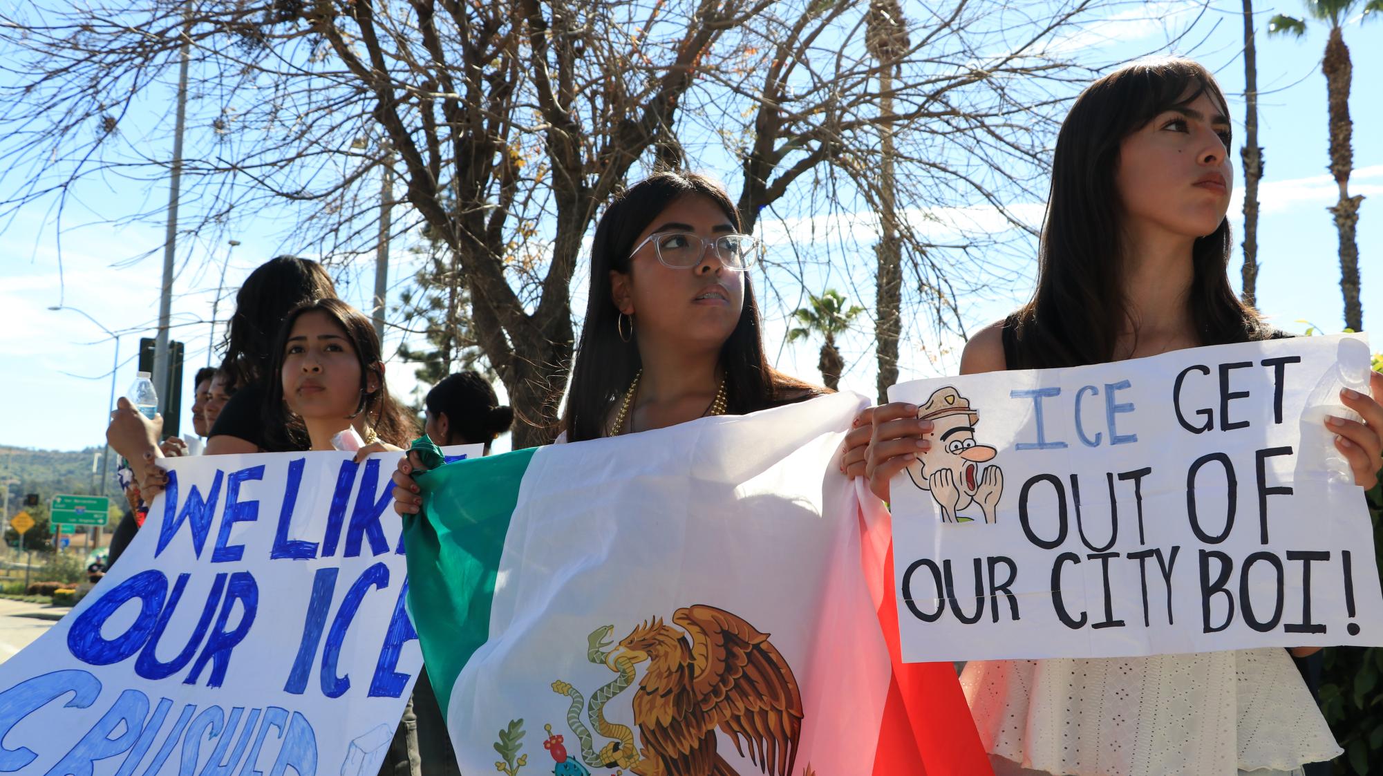 ‘We Like Our Ice Crushed:’ Students Protest Against ICE