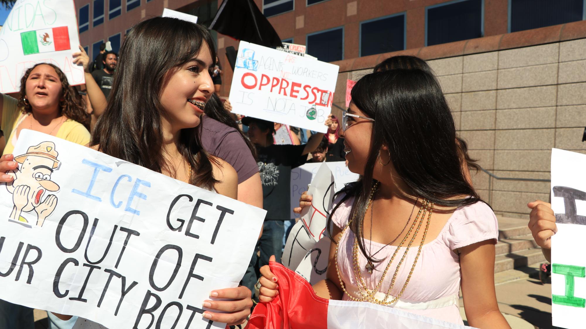 ‘We Like Our Ice Crushed:’ Students Protest Against ICE