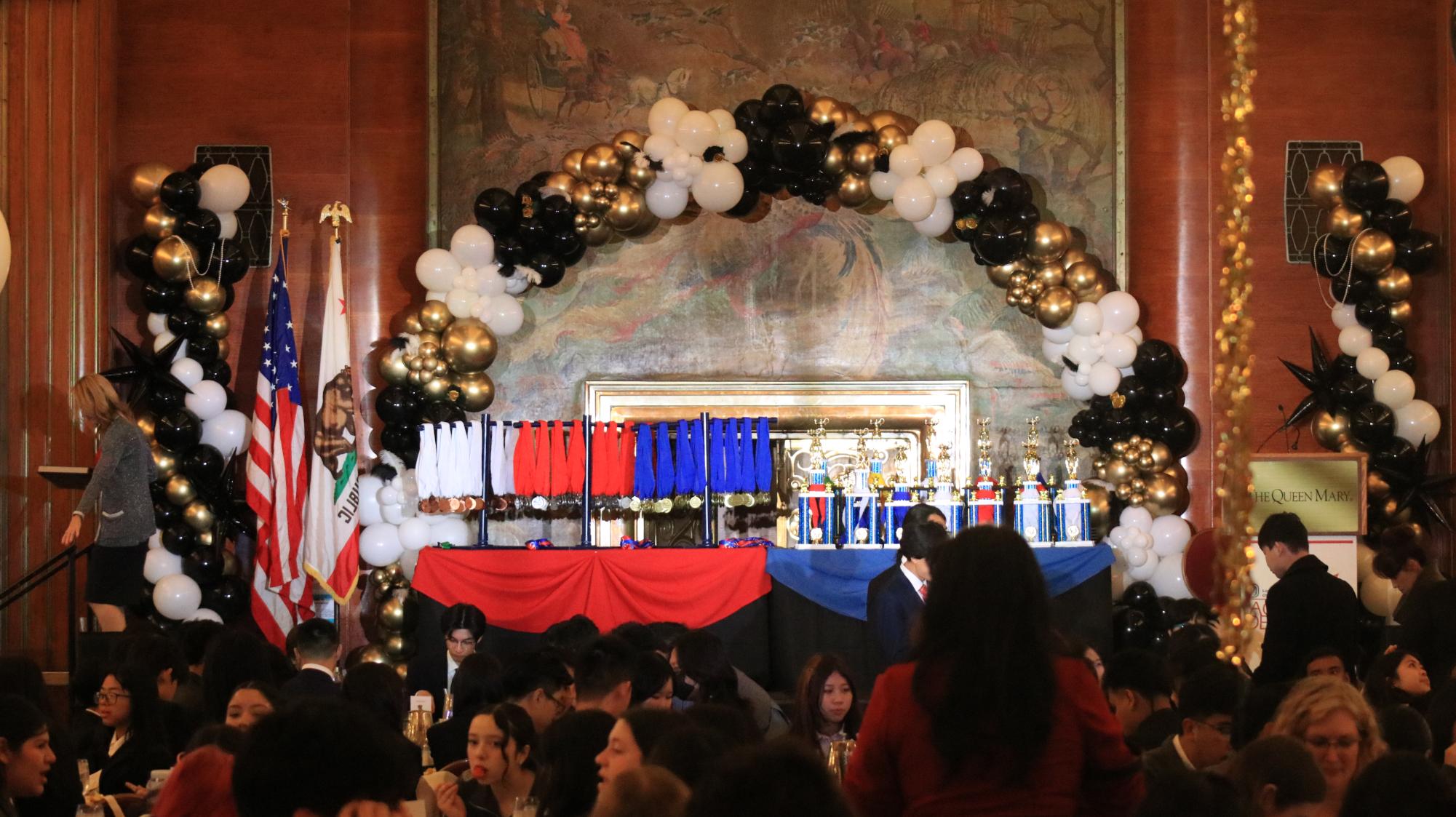 LA County Academic Decathlon Award Ceremony at The Queen Mary in Long Beach on Feb. 19. 