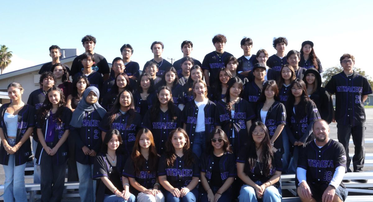 Posed group shot of the 2025-2026 ASB. Many students from the current ASB are running as candidates for positions next year.