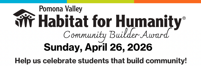 Each year, the Pomona Valley Habitat for Humanity hosts the Community Building Awards. Photo Credit: Pomona Valley Habitat for Humanity