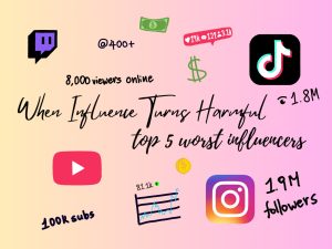 Social media is an important part of our everyday lives. We are highly influenced by the content we see online, making the influencers we follow very important.